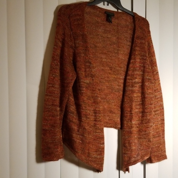 Metallic sweater browns and reds and gold - Picture 2 of 3